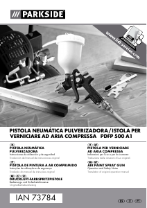 Manual de uso Parkside IAN 73784 Sistema de pintura