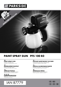 Instrukcja Parkside IAN 87779 Pistolet do malowania