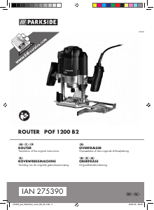 Brugsanvisning Parkside IAN 275390 Overfræser