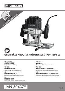 Manual de uso Parkside IAN 304379 Fresadora de superficie