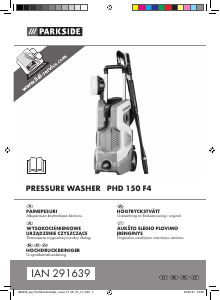 Instrukcja Parkside IAN 291639 Myjka ciśnieniowa