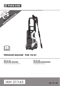 Manual Parkside IAN 311145 Pressure Washer
