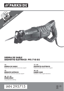 Manual Parkside IAN 295715 Serra sabre