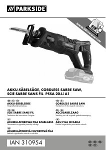 Manual Parkside IAN 310954 Reciprocating Saw
