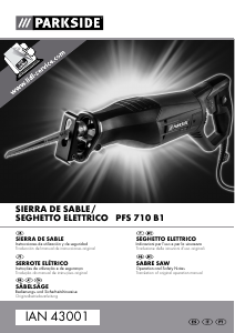 Manual Parkside IAN 43001 Serra sabre