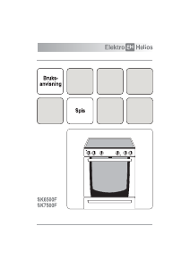 Bruksanvisning ElektroHelios SK7500F Spis