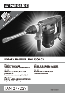 Brugsanvisning Parkside IAN 277229 Borehammer