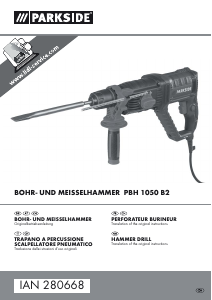 Manuale Parkside IAN 280668 Martello perforatore