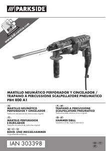 Manuale Parkside IAN 303398 Martello perforatore