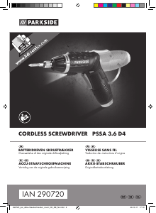 Brugsanvisning Parkside IAN 290720 Skruetrækker