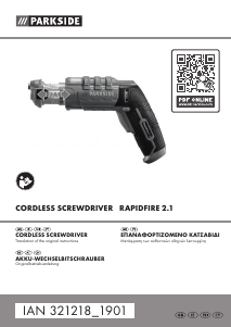 Manual Parkside IAN 321218 Screw Driver