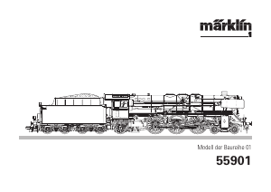 Mode d’emploi Märklin 55901 BR 01 DB Steam Train miniature