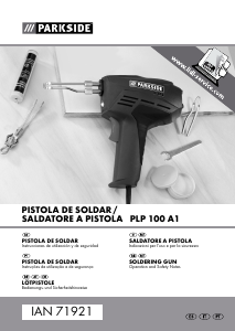 Manuale Parkside IAN 71921 Pistola per saldatura