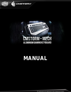 Manual Cooler Master Mech Keyboard