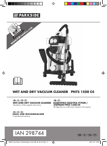 Manual Parkside IAN 298744 Vacuum Cleaner