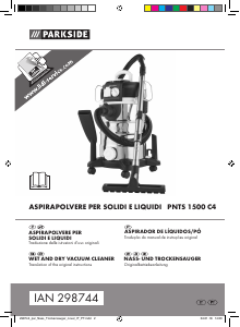 Manuale Parkside IAN 298744 Aspirapolvere