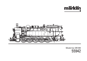 Mode d’emploi Märklin 55942 BR 094 DB Tank Train miniature