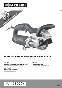 Manuale Parkside IAN 280254 Fresatrice per scanalature