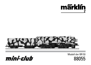 Bedienungsanleitung Märklin 88055 BR 53.0 DR Modellbahn