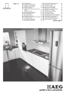 Manuale AEG 7061D-M Cappa da cucina