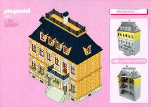 Manual de uso Playmobil set Gran mansión