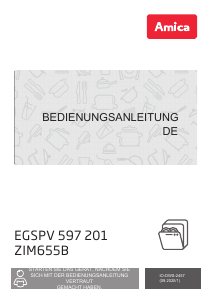 Bedienungsanleitung Amica EGSPV 597 201 Geschirrspüler