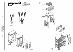 Manual Playmobil set 5312 Victorian Childrens room