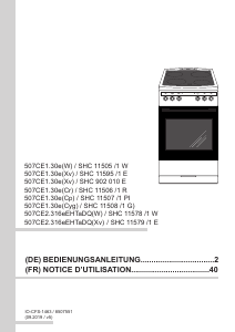 Bedienungsanleitung Amica SHC 11506 R Herd