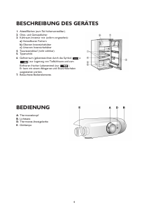 Bedienungsanleitung Bauknecht KVE 1433-1A++ BRLH Kühlschrank