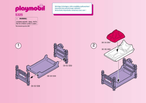 Manual Playmobil set 5325 Victorian Bedroom set