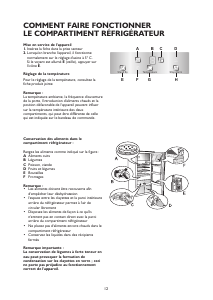 Mode d’emploi Bauknecht KVIF 2260 A++ Réfrigérateur