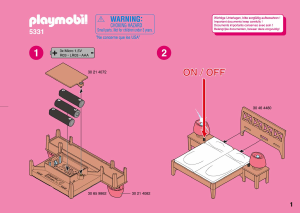 Manual Playmobil set 5331 Victorian Parents bedroom