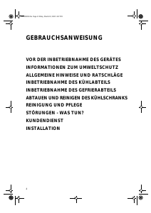 Bedienungsanleitung Bauknecht KRA Stuttgart/2 Kühlschrank