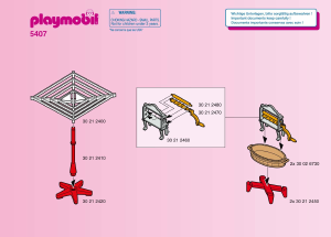 Manuale Playmobil set 5407 Victorian Lavandaia