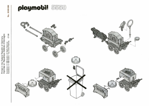 Bedienungsanleitung Playmobil set 5550 Victorian Drehorgel-Spieler