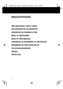 Brugsanvisning Bauknecht KRMC 1656/2 Køleskab