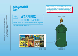 Manual de uso Playmobil set 6306 Victorian Torre publicidad