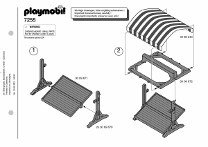Manuale Playmobil set 7255 Victorian Bancarella
