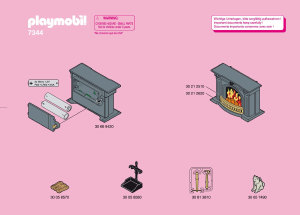 Manuale Playmobil set 7344 Victorian Camino elettrico