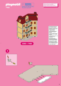 Manual de uso Playmobil set 7483 Victorian Extensión para la gran casa de muñecas