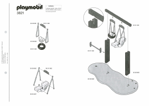 Manual de uso Playmobil set 3821 Leisure Parque de niños