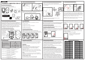 Bedienungsanleitung KTM KTM-07 Fahrradcomputer