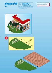 Bedienungsanleitung Playmobil set 4857 Leisure Ferientraumhaus