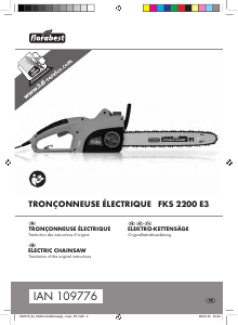 Mode d’emploi Florabest IAN 109776 Tronçonneuse