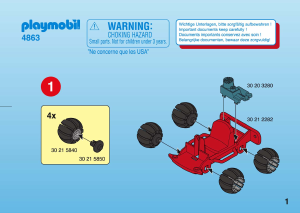 Manual de uso Playmobil set 4863 Leisure Coche de playa