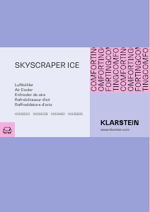 Bedienungsanleitung Klarstein 10035835 Skyscraper Ice Ventilator