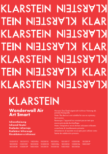 Manual de uso Klarstein 10035134 Calefactor