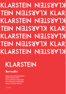 Manuale Klarstein 10035620 Bernadin Forno