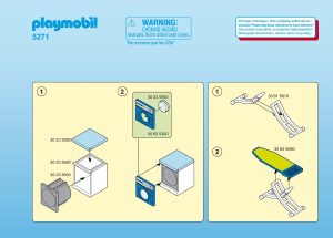 Handleiding Playmobil set 5271 Leisure Kamermeisje met trolley