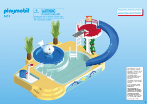 Manuale Playmobil set 5433 Leisure Piscina con scivolo